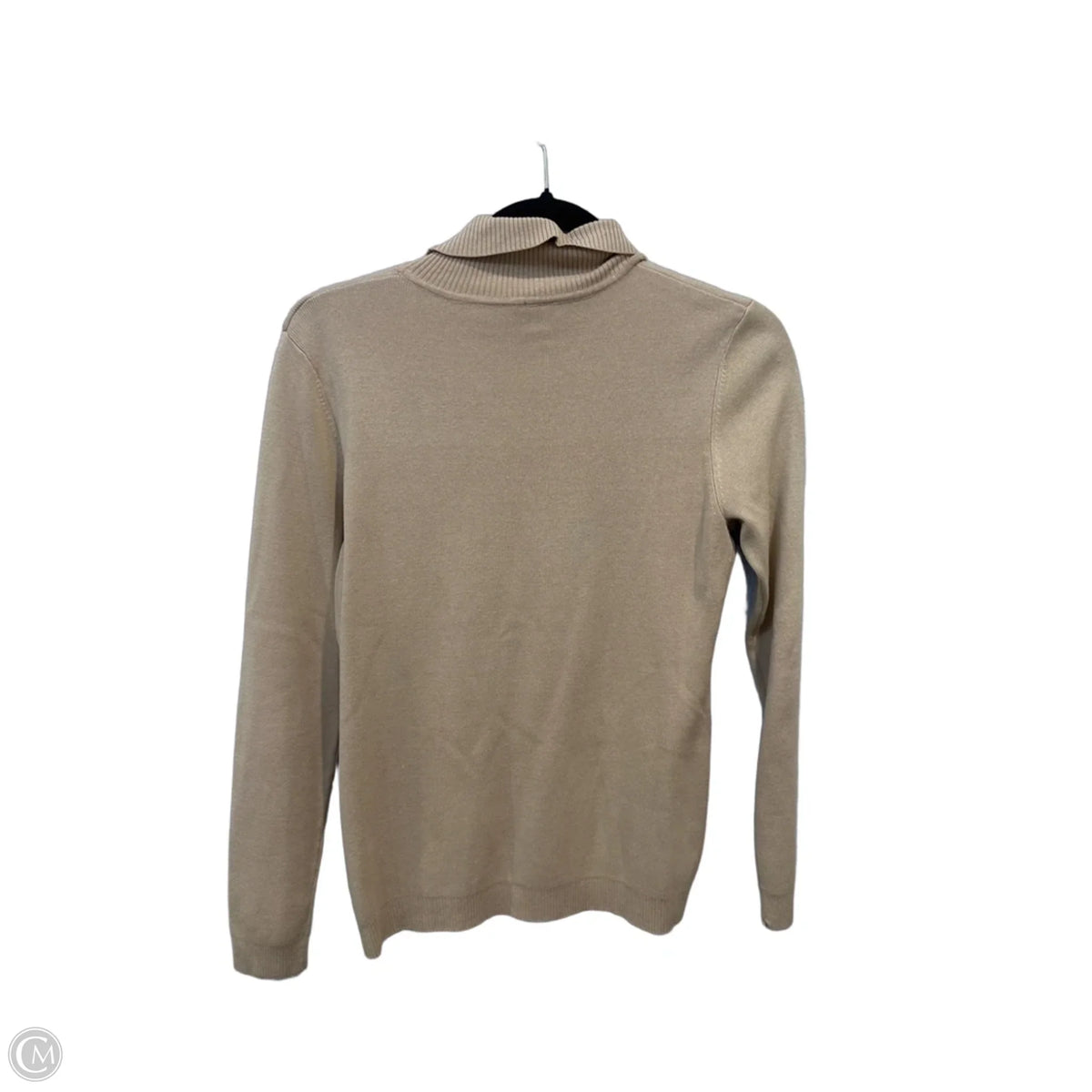 Top Long Sleeve By Chicos In Tan, Size: M