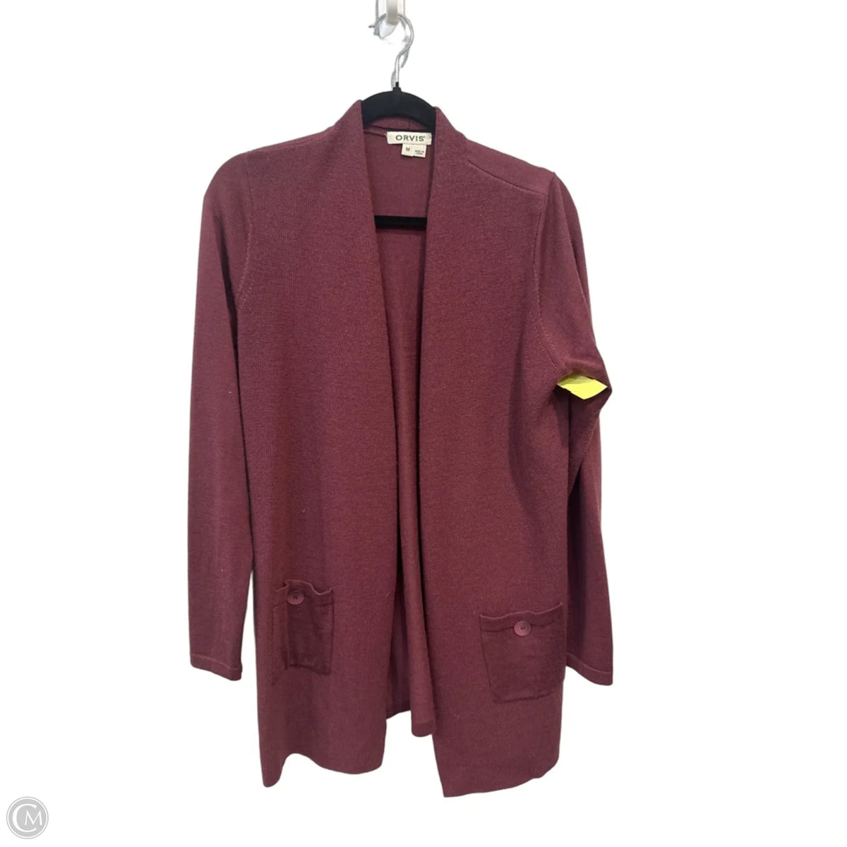 Cardigan By Orvis In Maroon, Size: M