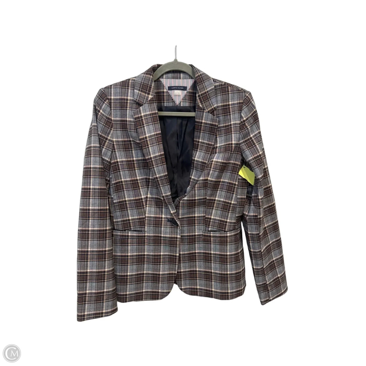 Blazer By Tommy Hilfiger In Plaid Pattern, Size: M