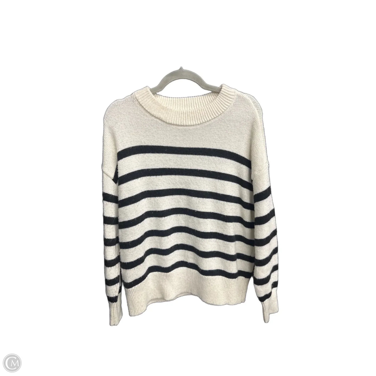 Sweater By A New Day In Striped Pattern, Size: S