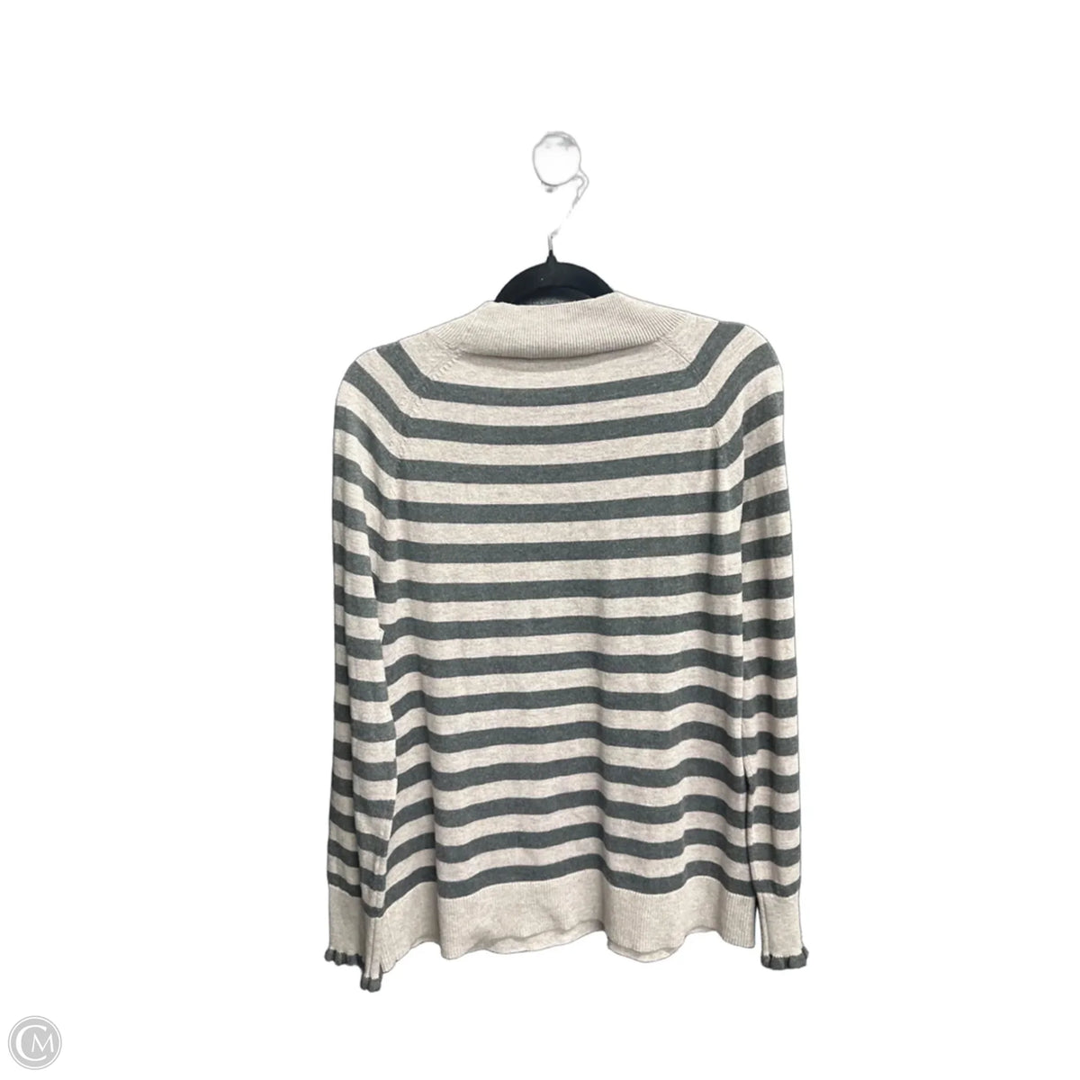 Sweater By Loft In Striped Pattern, Size: L