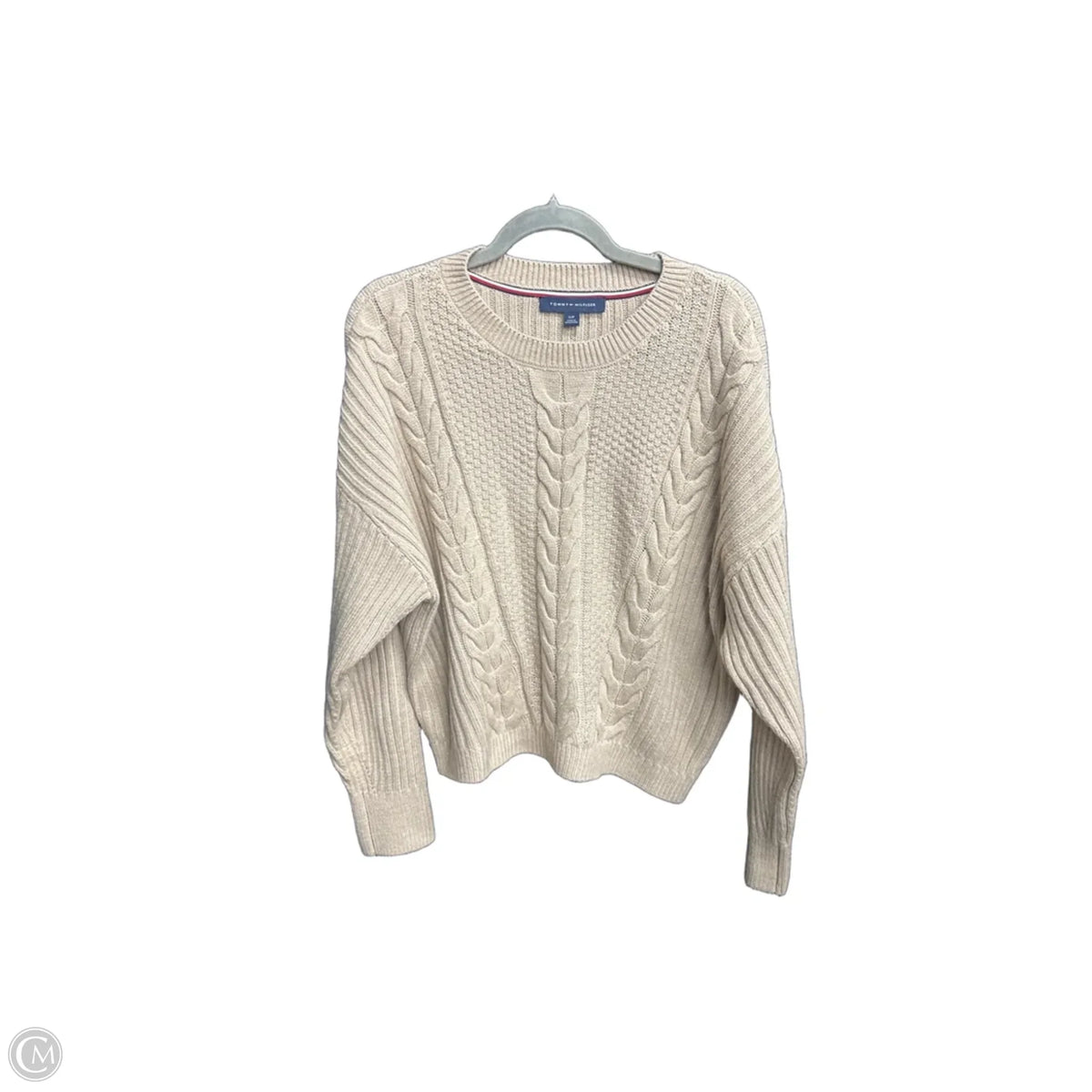 Sweater By Tommy Hilfiger In Tan, Size: Sp