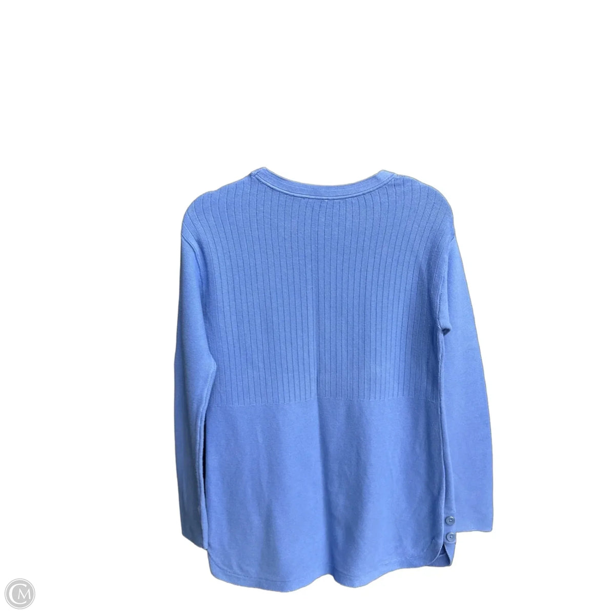 Top Long Sleeve By Talbots In Blue, Size: S