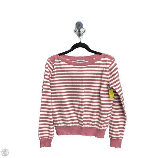 Top Long Sleeve By Staccato In Striped Pattern, Size: S