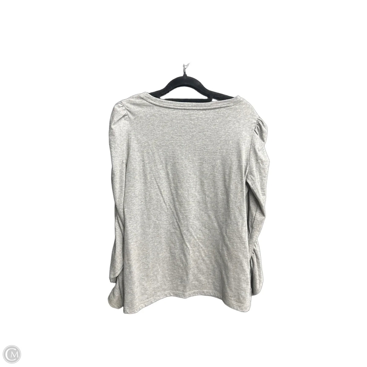 Top Long Sleeve By Talbots In Grey, Size: S