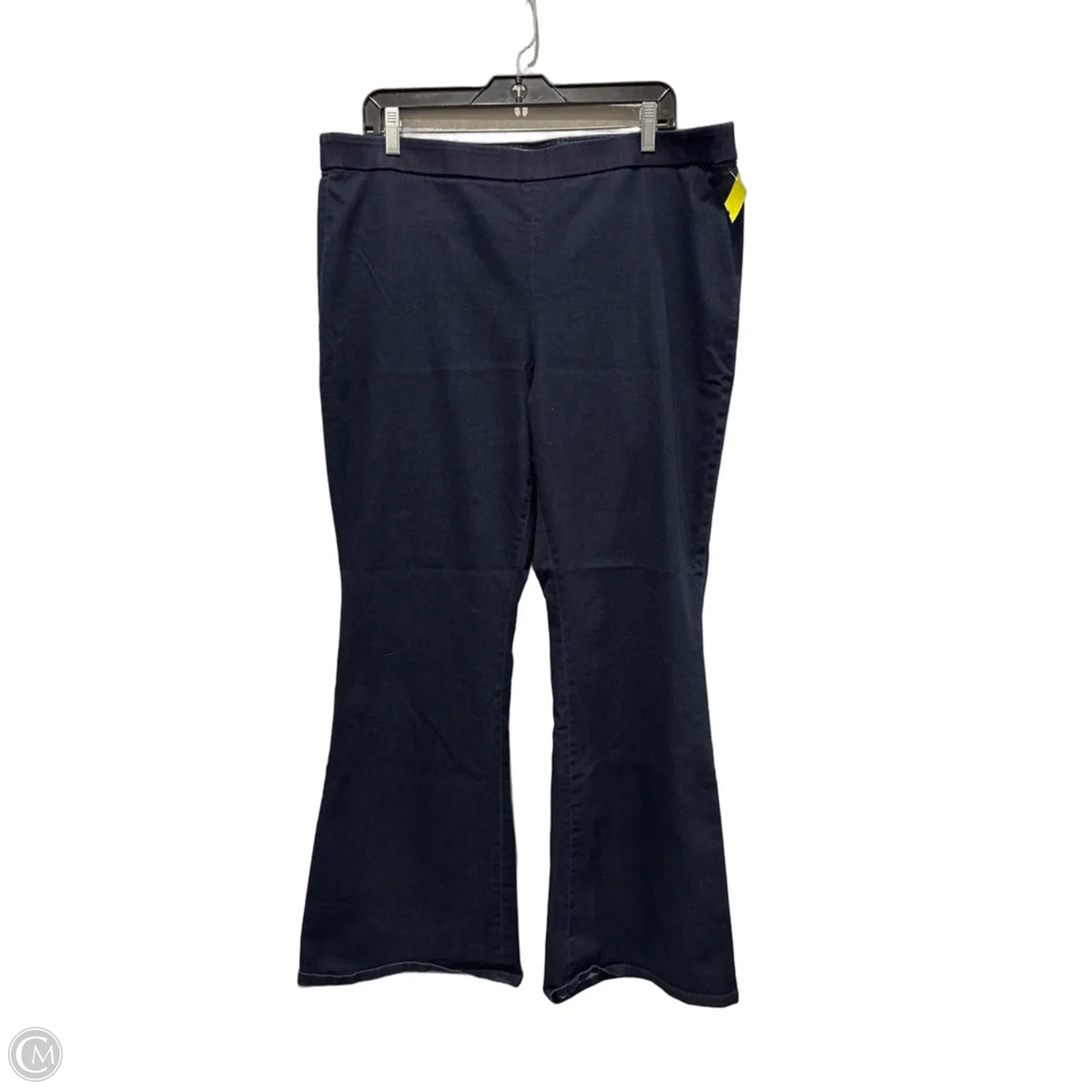 Jeans Flared By Anne Klein In Blue Denim, Size: 14