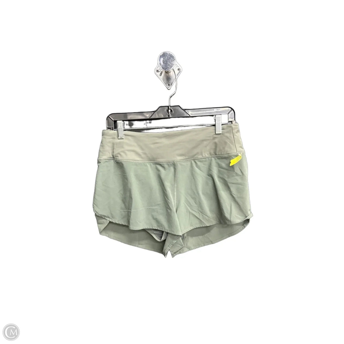 Athletic Shorts By Lululemon In Green, Size: M
