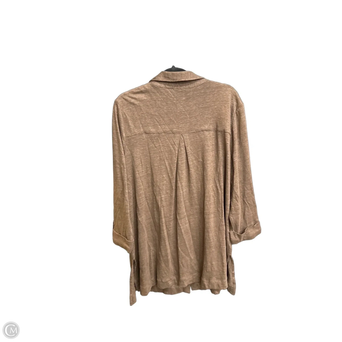 Top Long Sleeve By Chicos In Brown, Size: L