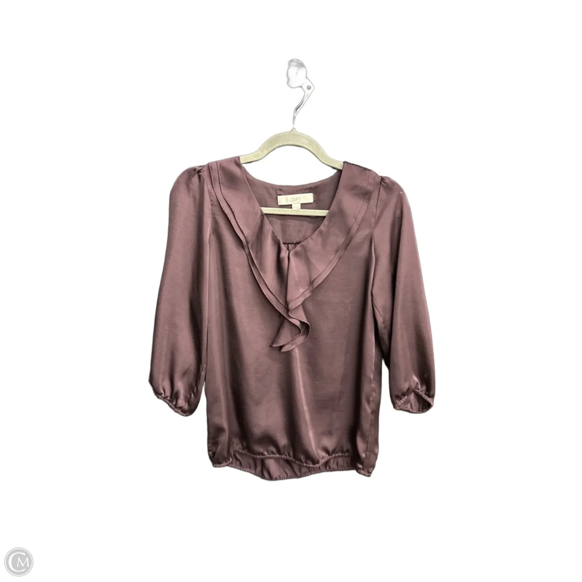 Blouse 3/4 Sleeve By Loft, Size: Xs
