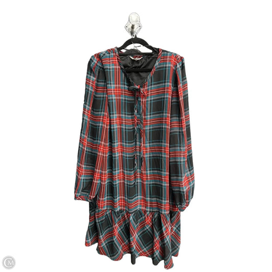Dress Casual Short By Draper James In Plaid Pattern, Size: L