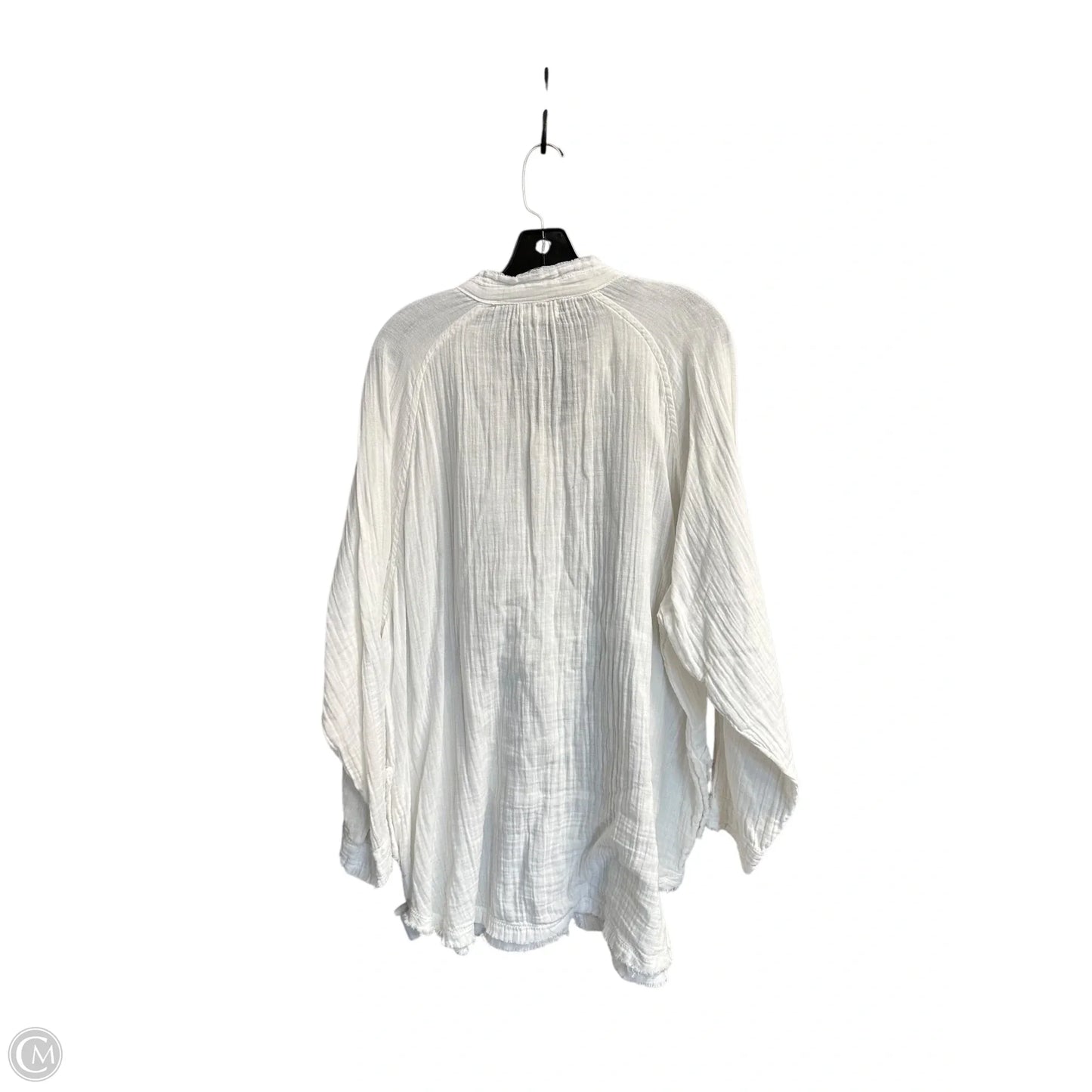 Tunic Long Sleeve By Natural Life In White, Size: S
