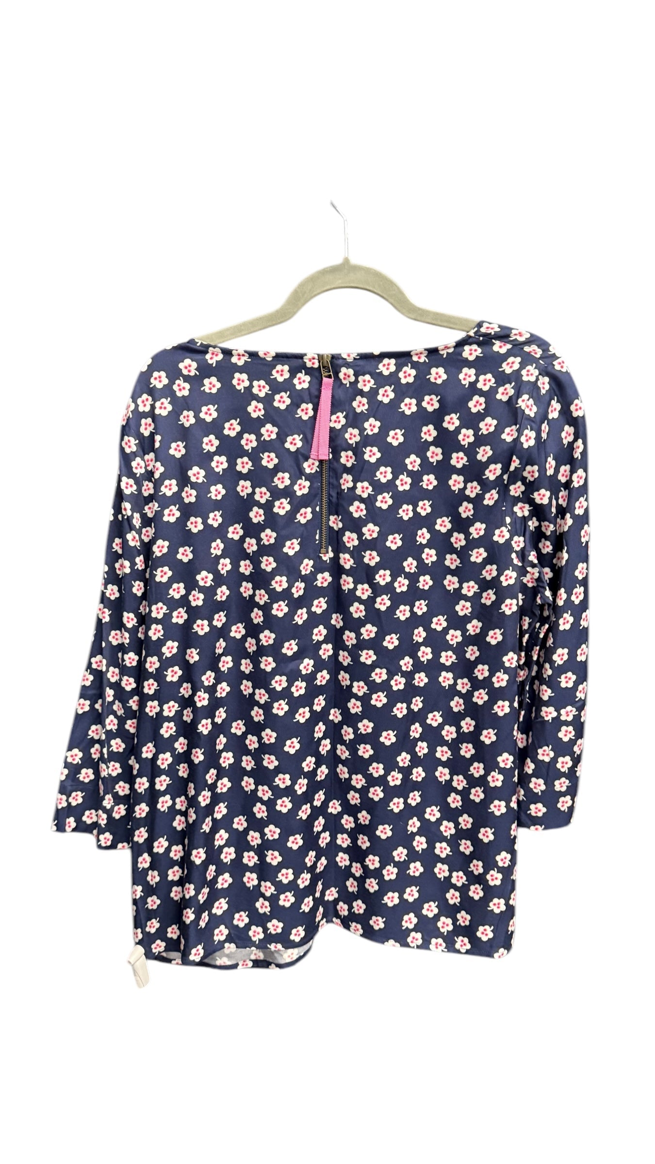 Top 3/4 Sleeve By Boden In Floral Print, Size: Xl