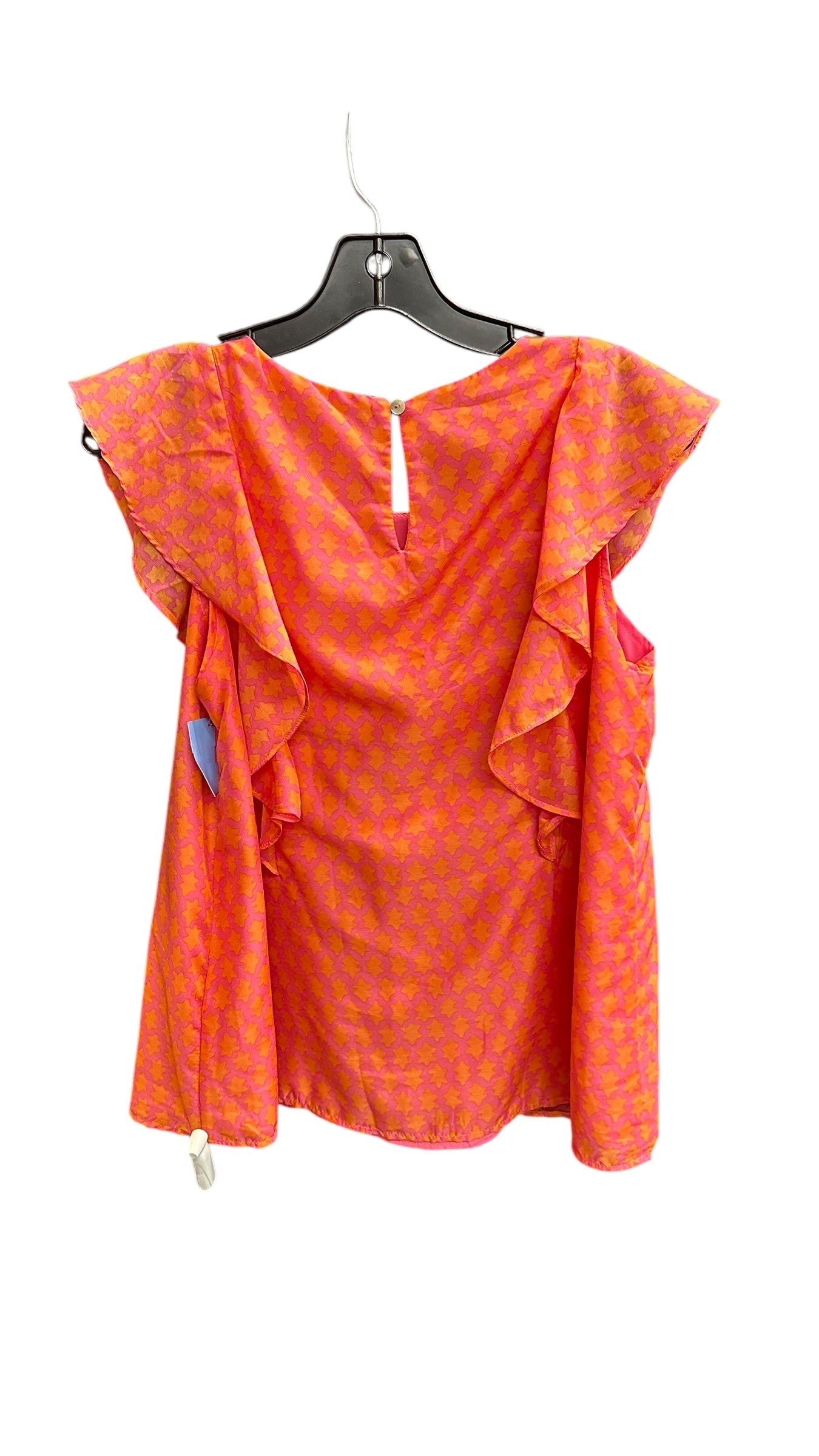 Top Sleeveless By Clothes Mentor In Orange & Pink, Size: S