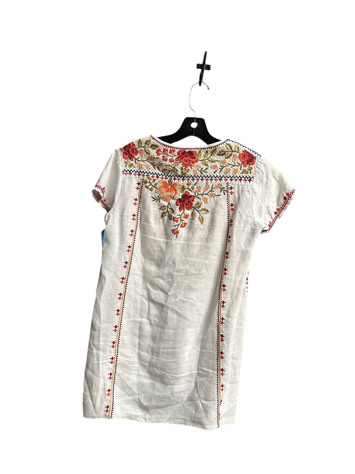 Top Short Sleeve By Johnny Was In Floral Print, Size: Xs