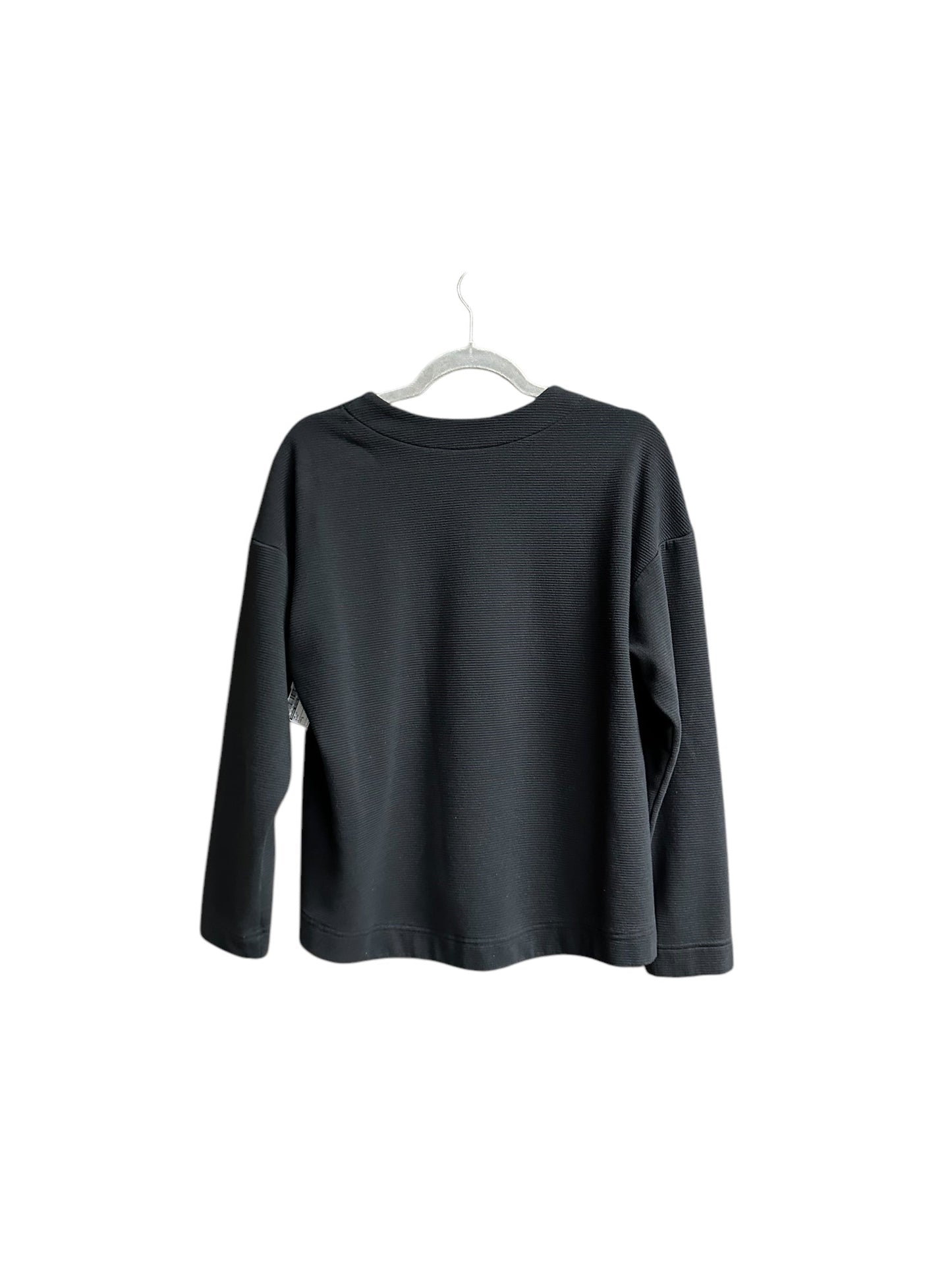 Top Long Sleeve By Banana Republic In Black, Size: S