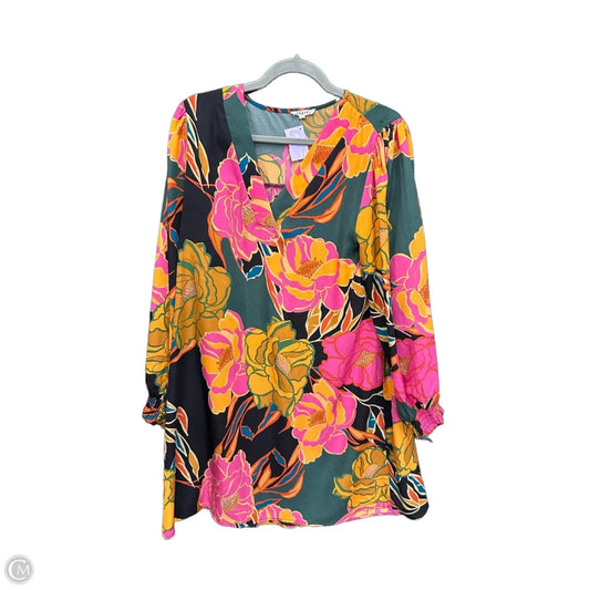 Dress Casual Short By Jodifl In Floral Print, Size: L