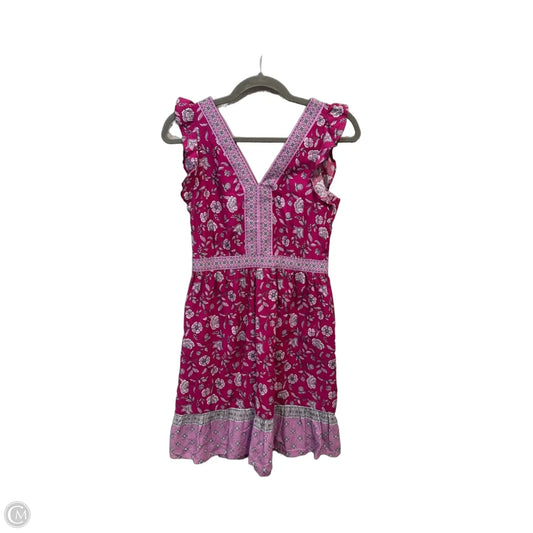 Dress Casual Short By Loft In Floral Print, Size: Xs