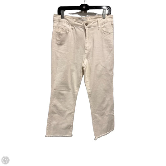 Jeans Straight By Flying Monkey In Cream, Size: 10