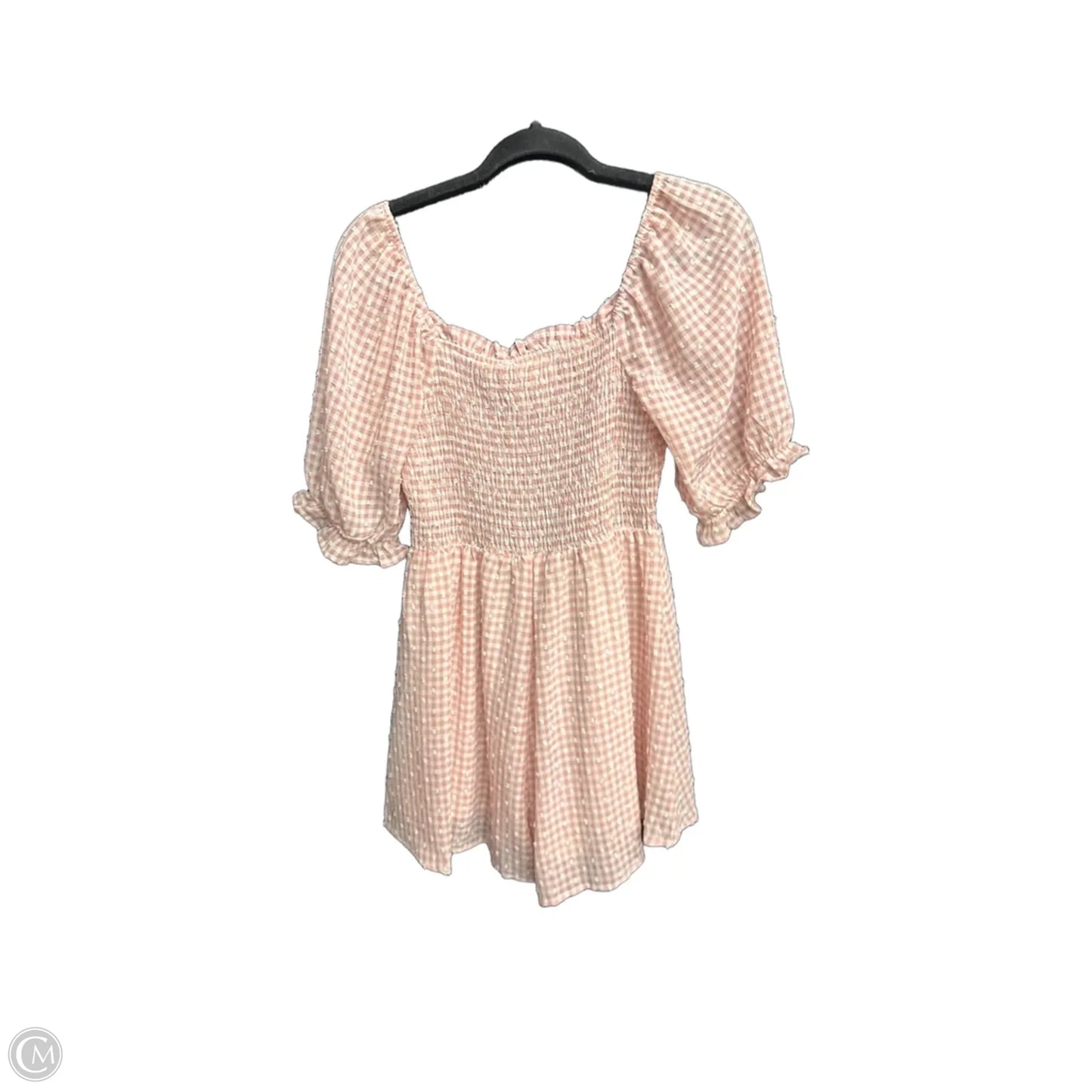 Romper By Andree By Unit In Pink & White, Size: S