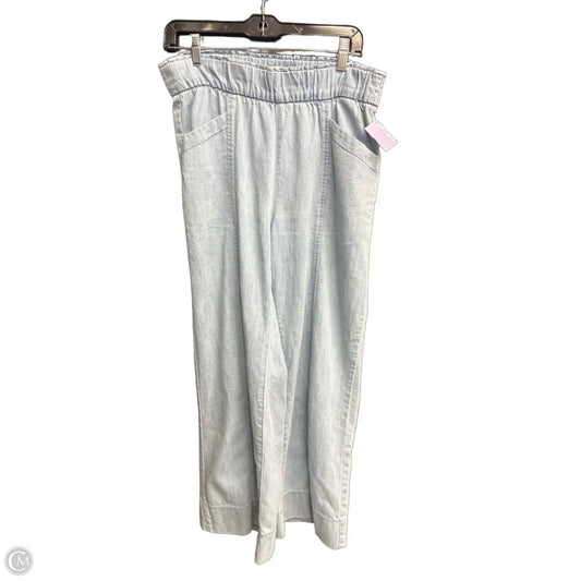 Pants Wide Leg By Levis Signature In Blue Denim, Size: 8