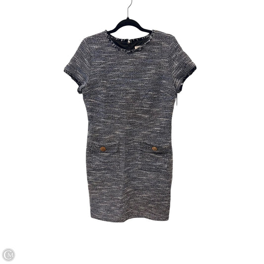 Dress Casual Short By Loft In Blue & Grey, Size: L