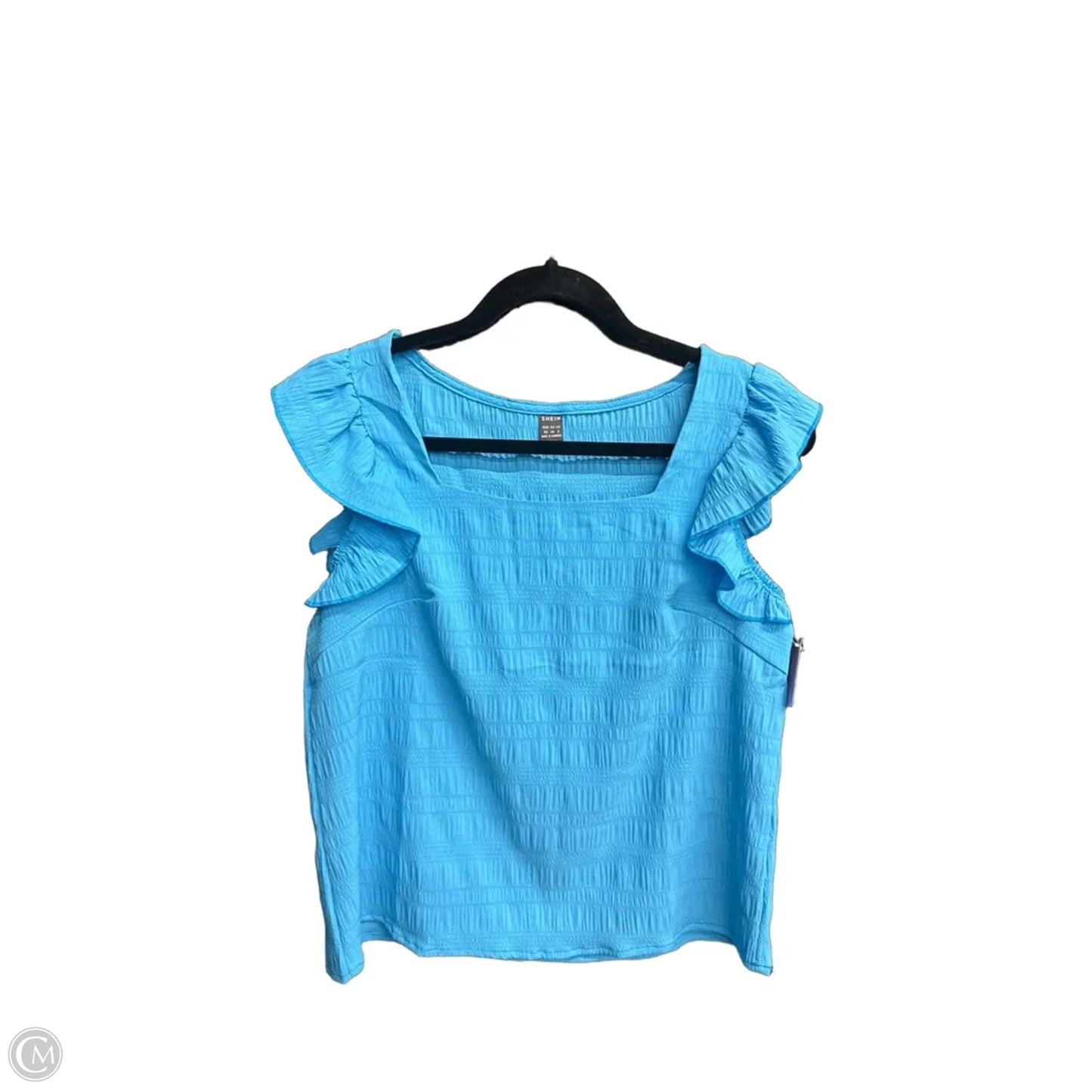 Top Sleeveless By Shein In Blue, Size: Xs