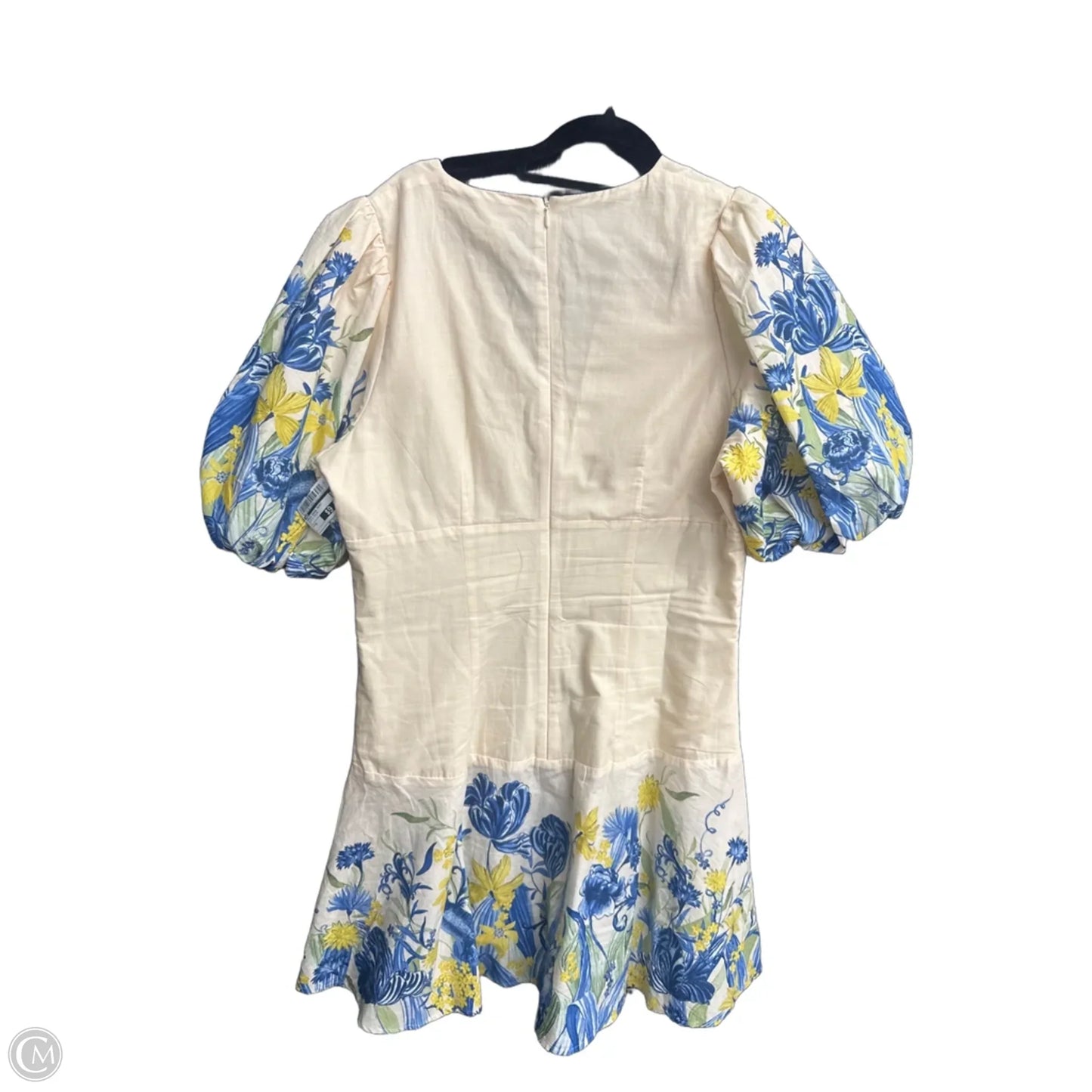 Dress Casual Short By H&m In Blue & Yellow, Size: M