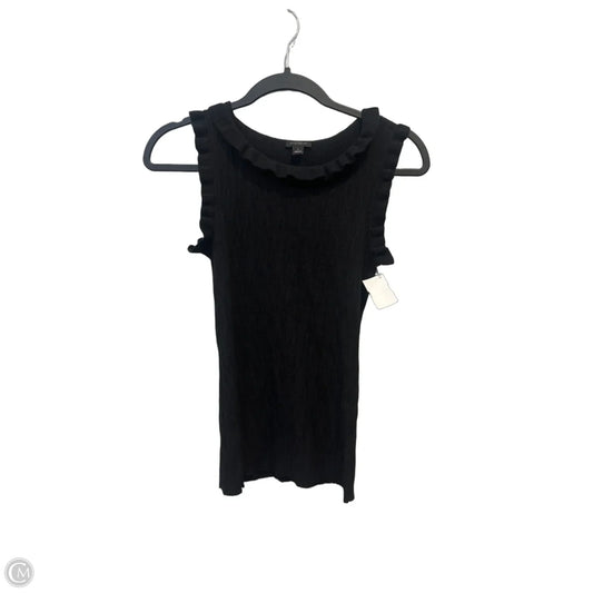 Top Sleeveless By Ann Taylor In Black, Size: S