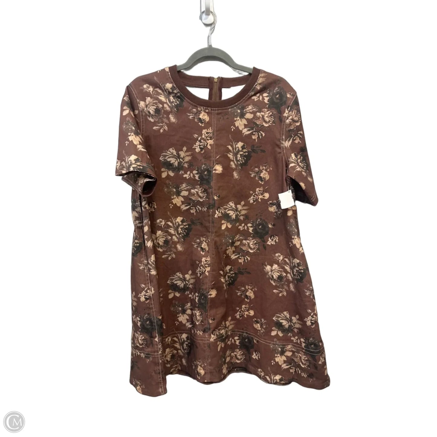 Dress Casual Short By Entro In Brown & Tan, Size: M