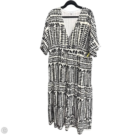 Dress Casual Maxi By Baltic Born In Black & Cream, Size: 2x