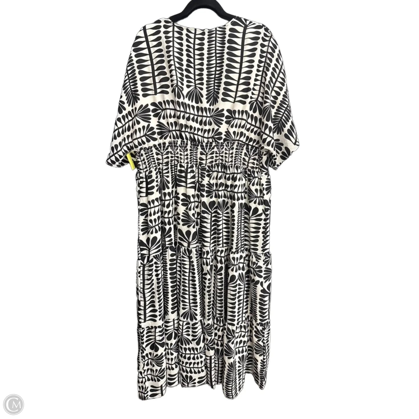 Dress Casual Maxi By Baltic Born In Black & Cream, Size: 2x