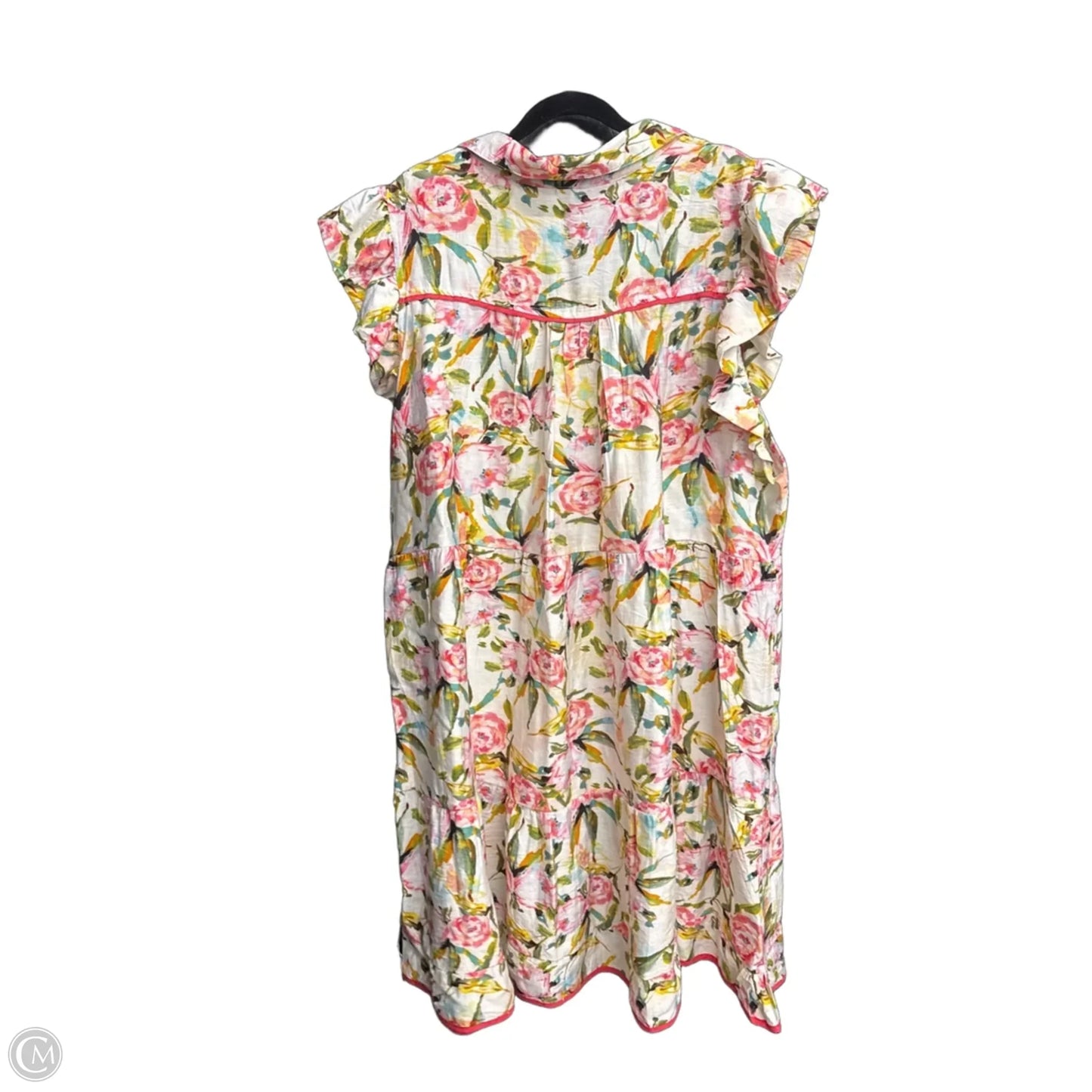 Dress Casual Short By Umgee In Floral Print, Size: 2x