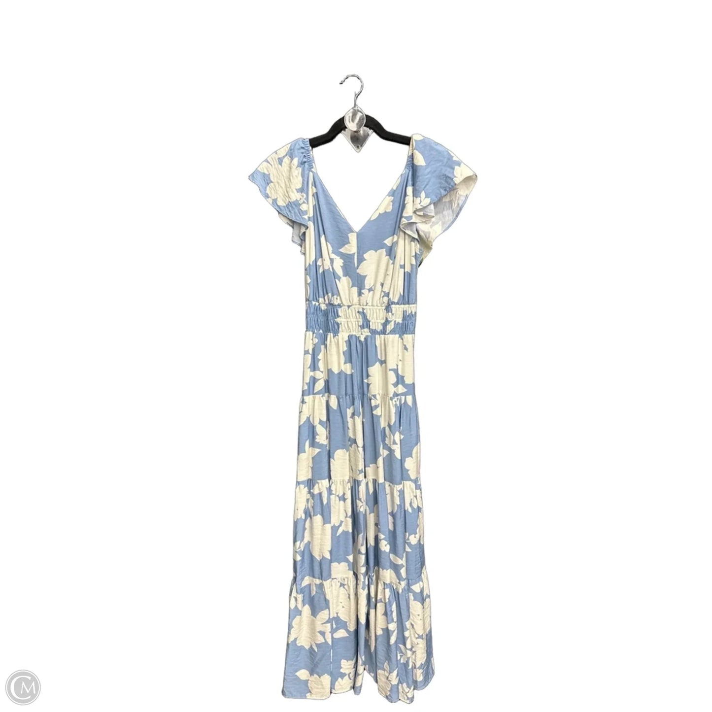 Dress Casual Maxi By Rachel Zoe In Blue & White, Size: Xs