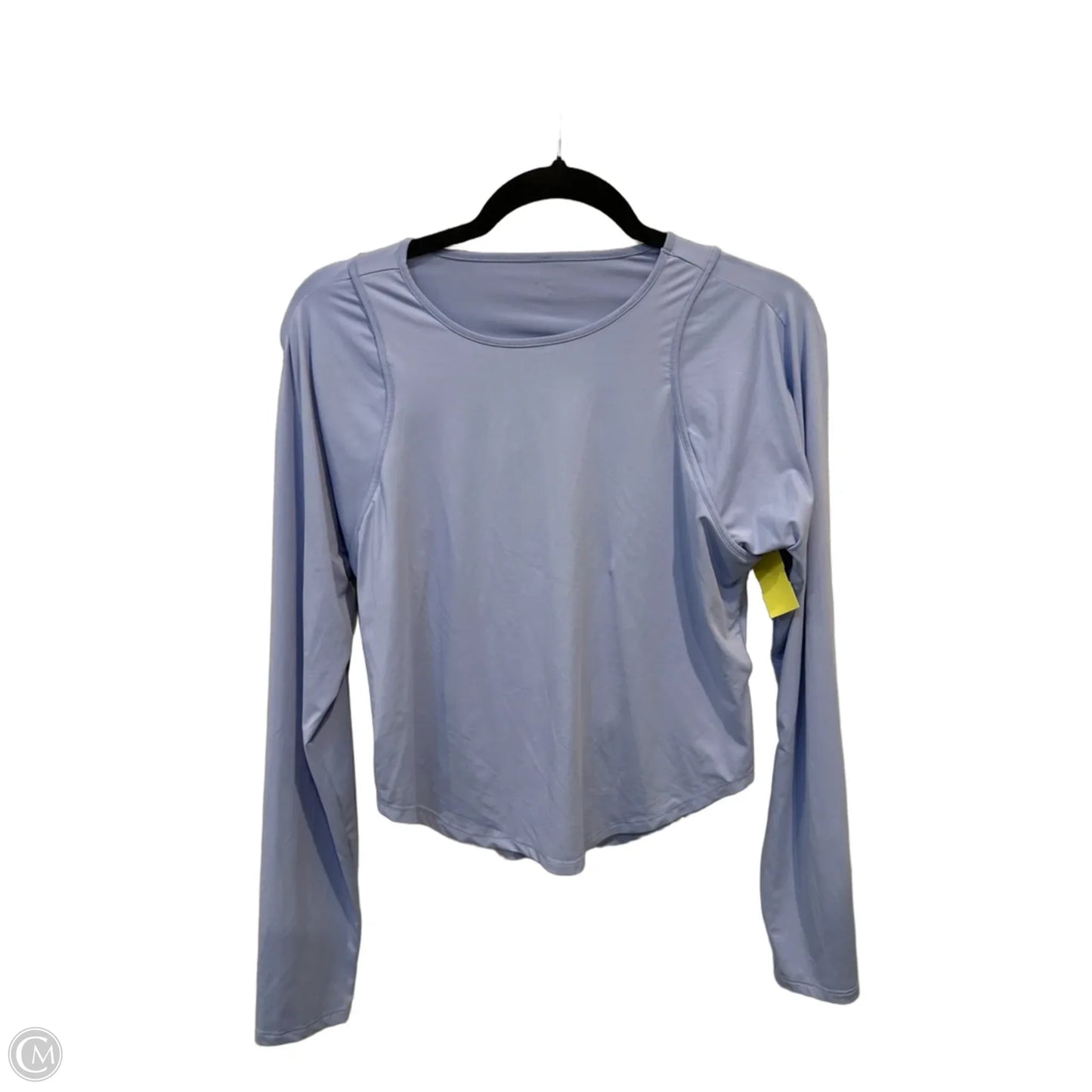Athletic Top Long Sleeve Crewneck By Old Navy In Blue, Size: L