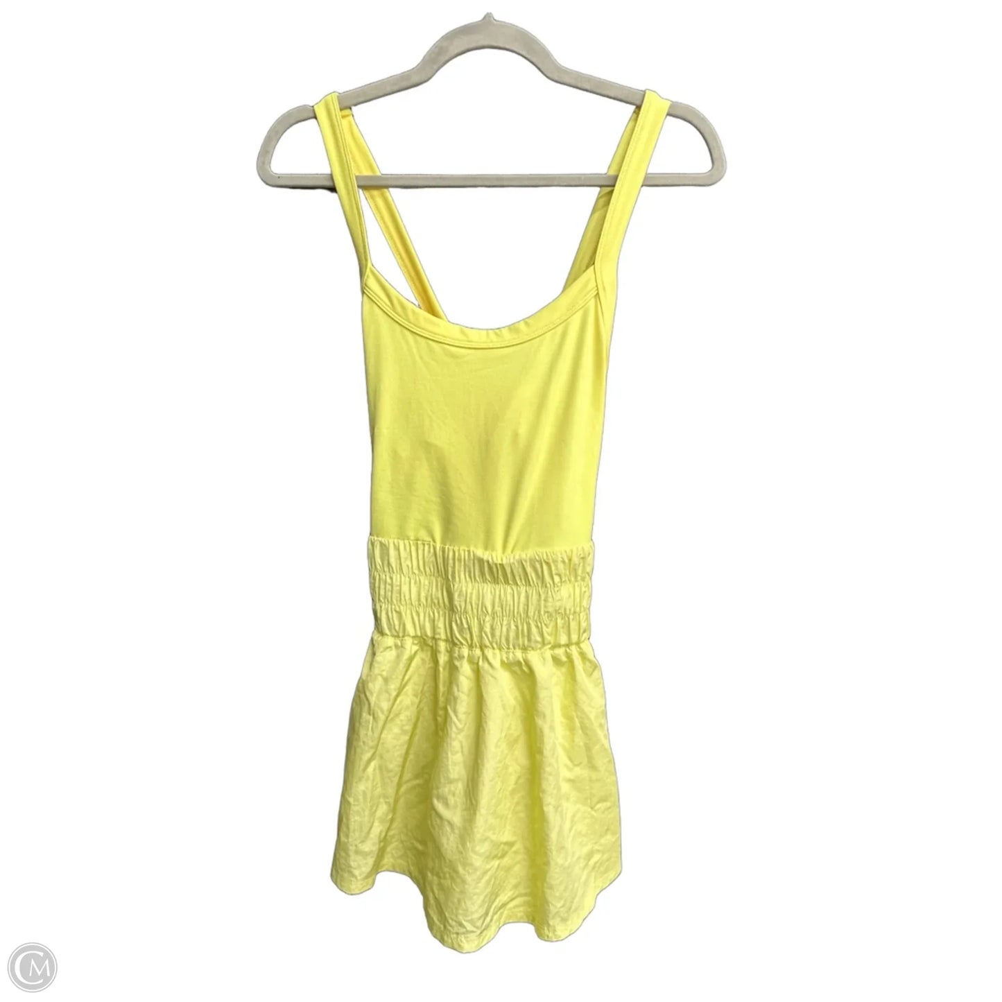 Athletic Dress By Free People In Yellow, Size: L