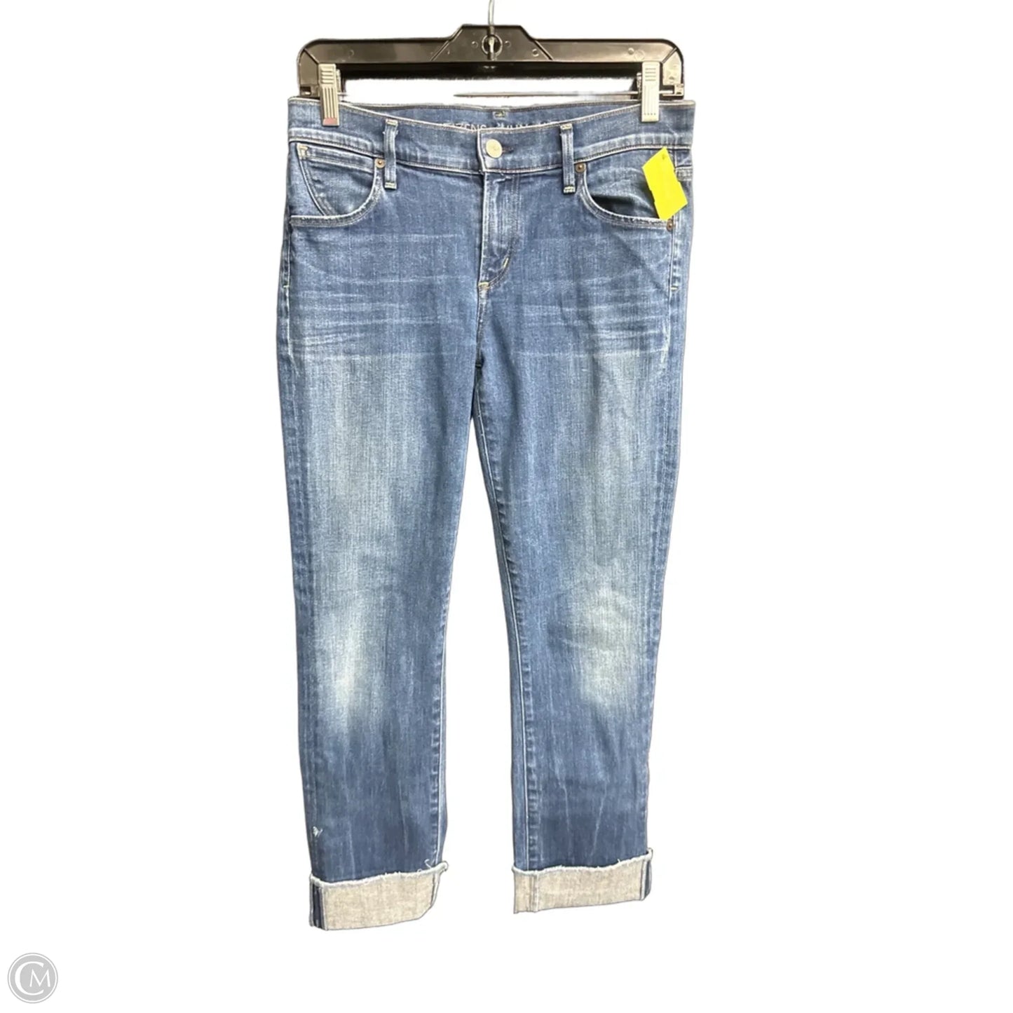 Jeans Straight By Citizens Of Humanity In Blue Denim, Size: 4