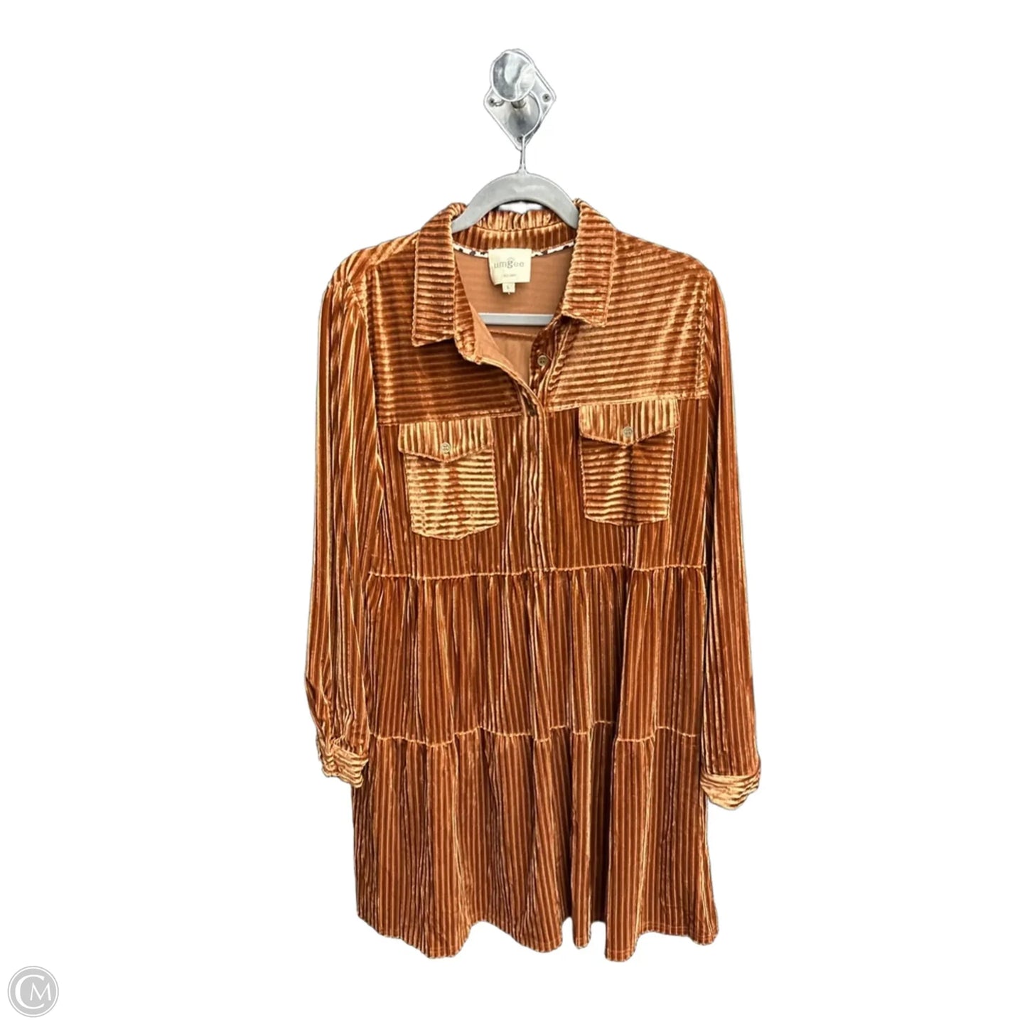 Dress Casual Short By Umgee In Brown, Size: L