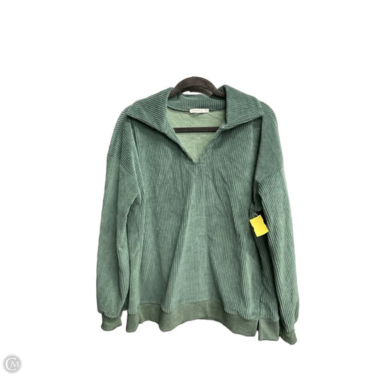 Sweatshirt Collar By Staccato In Green, Size: M