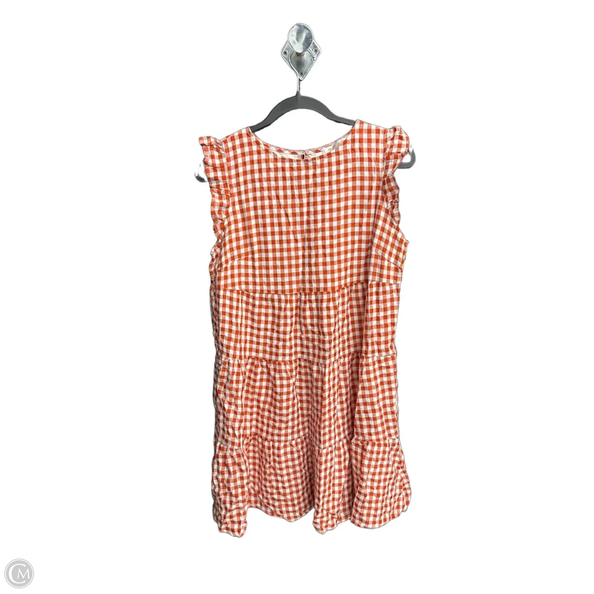 Dress Casual Short By Kirundo In Checkered Pattern, Size: M