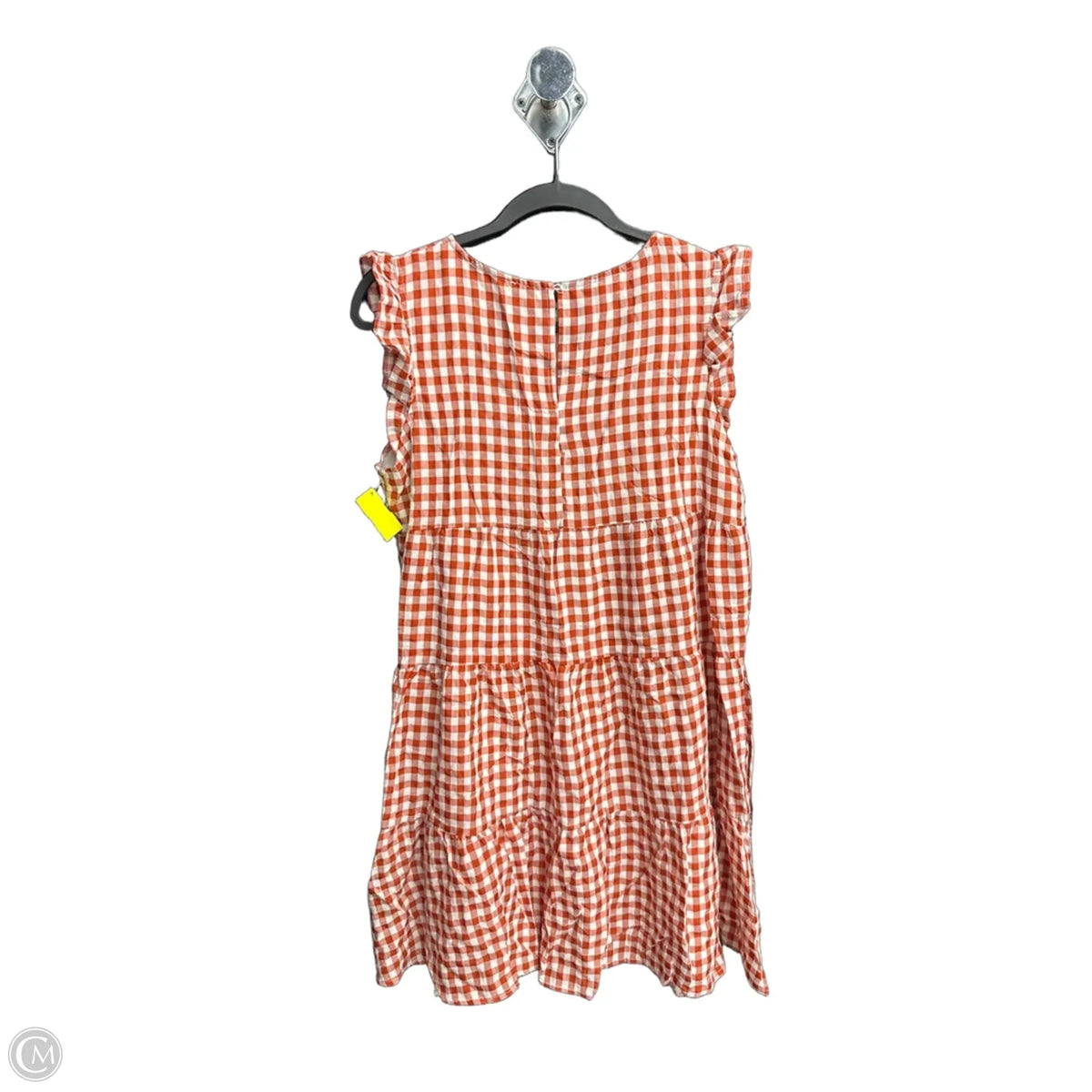 Dress Casual Short By Kirundo In Checkered Pattern, Size: M