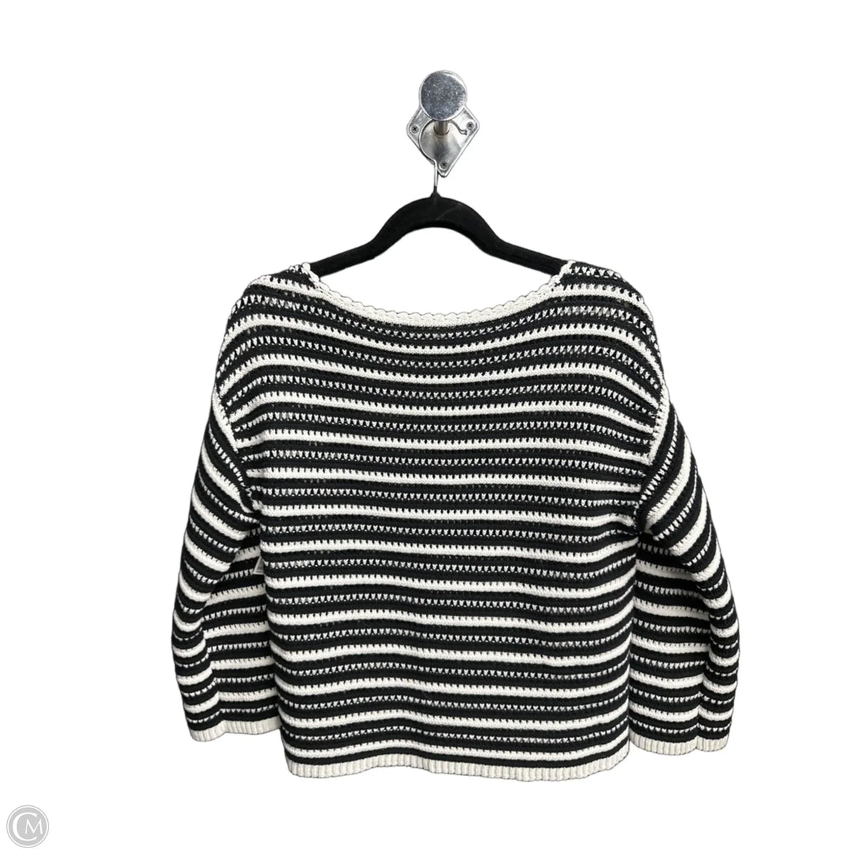 Sweater By Ann Taylor In Black & White, Size: S