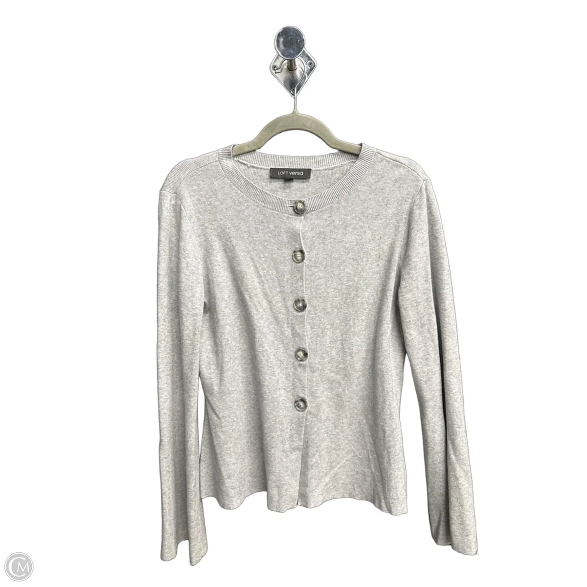 Sweater By Loft In Grey, Size: S