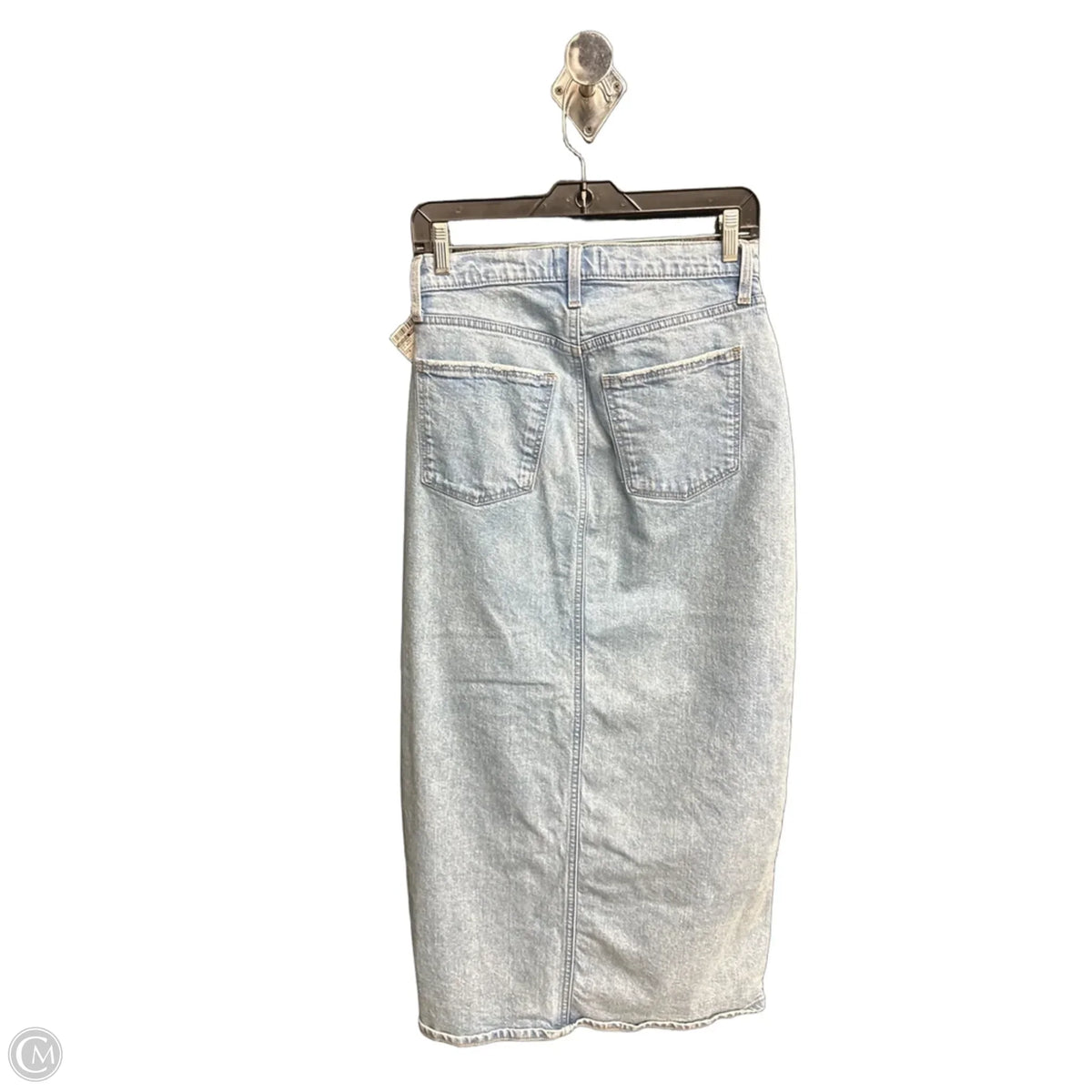 Skirt Maxi By Universal Thread In Blue Denim, Size: 4