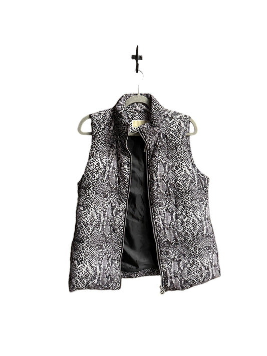 Vest Puffer & Quilted By Michael By Michael Kors In Snakeskin Print, Size: M