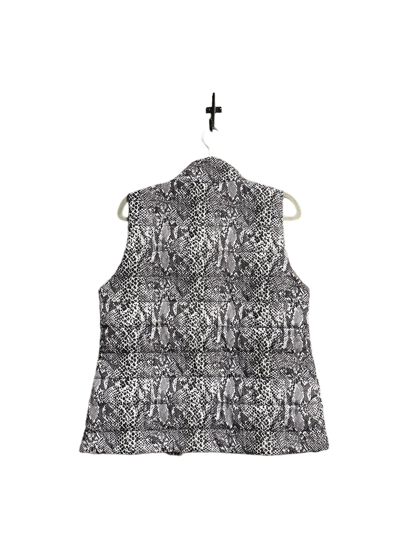 Vest Puffer & Quilted By Michael By Michael Kors In Snakeskin Print, Size: M