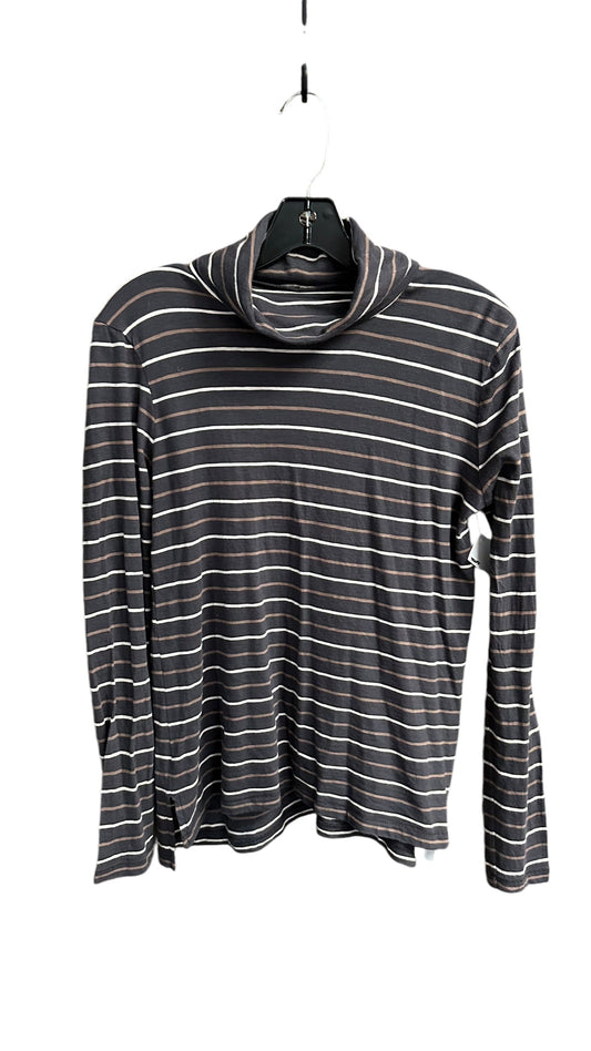 Top Long Sleeve By Madewell In Striped Pattern, Size: S