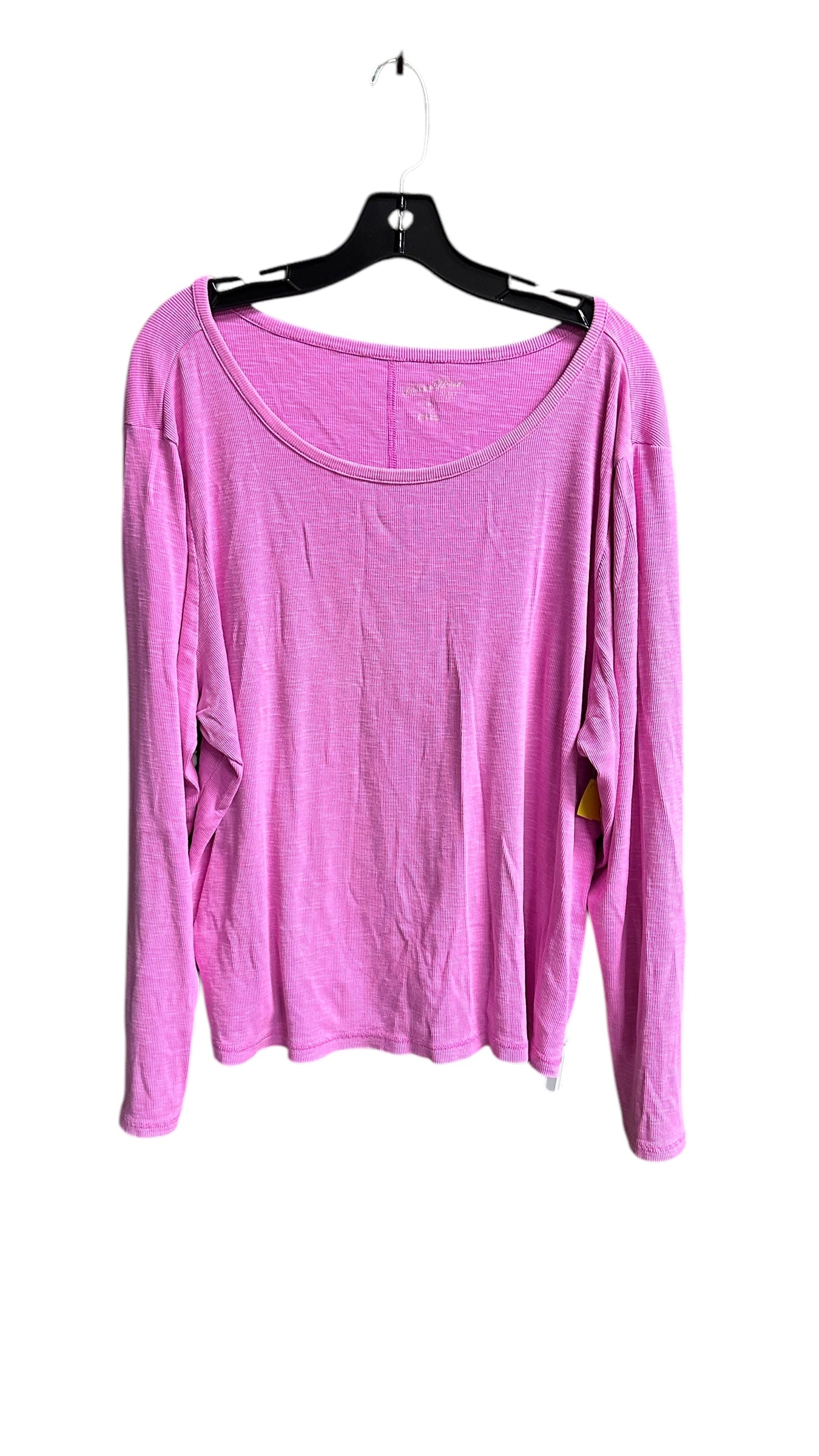 Top Long Sleeve By Universal Thread In Pink, Size: 3x