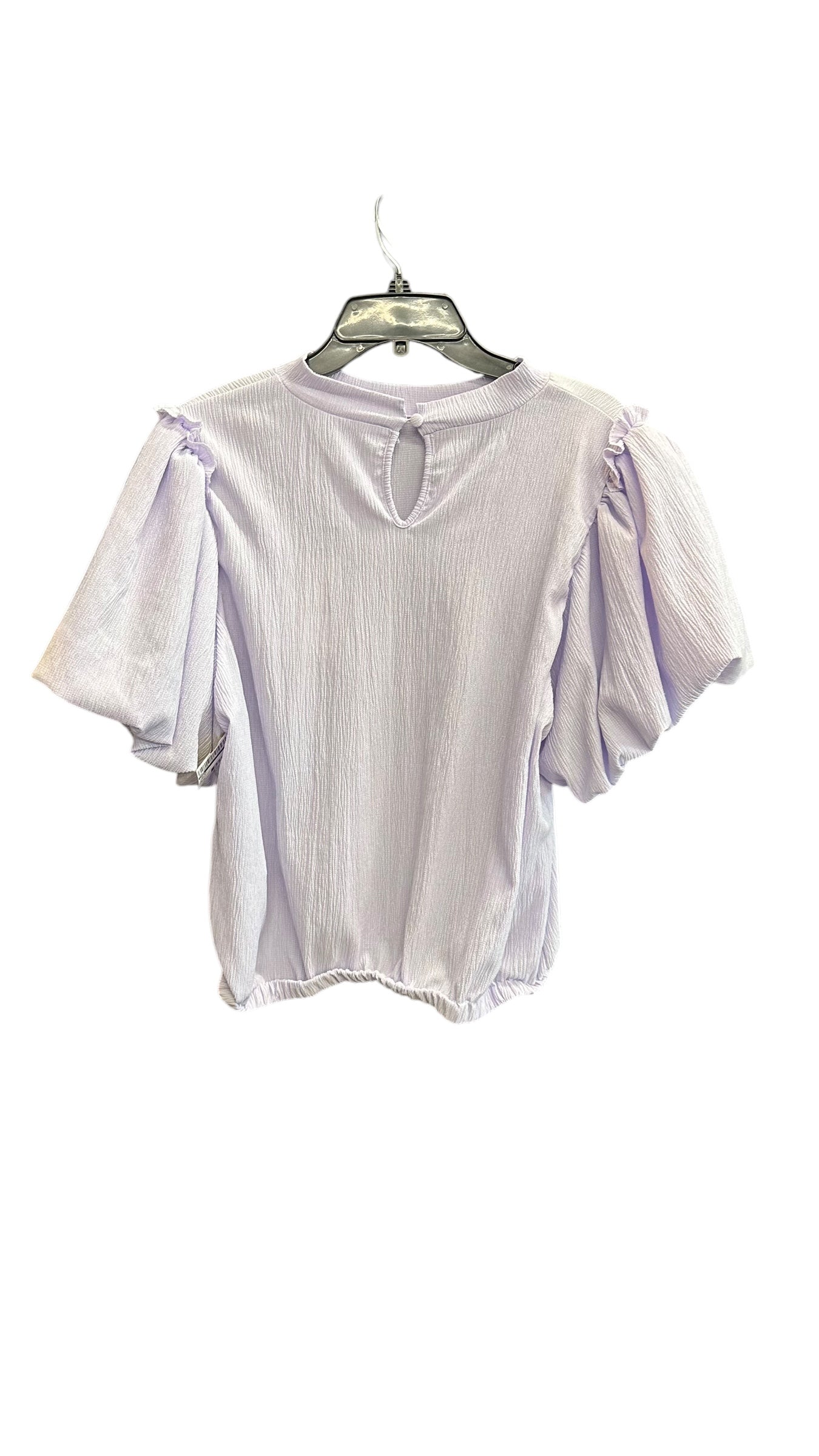 Top Short Sleeve By Thml In Purple, Size: Xl