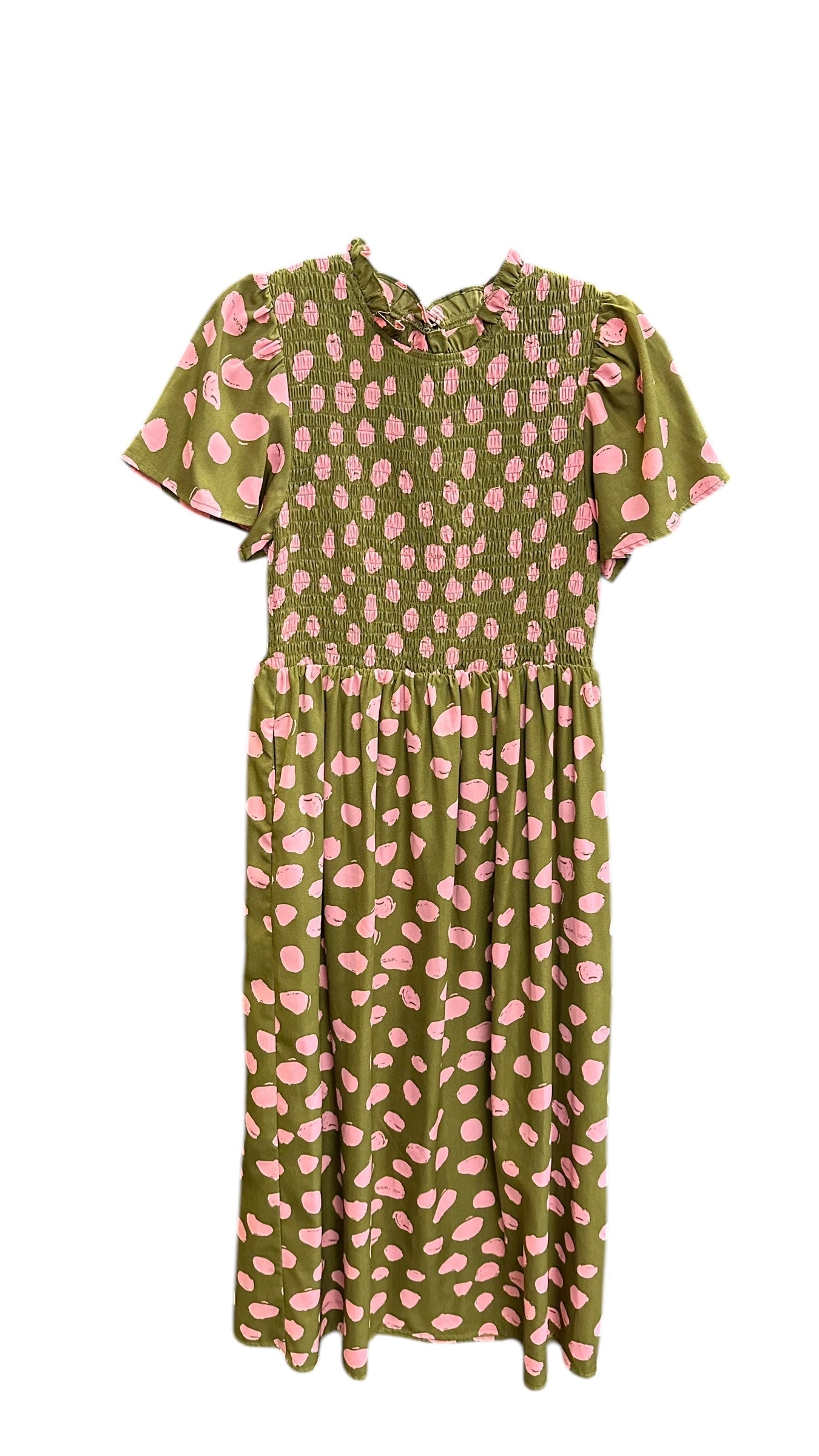 Dress Casual Maxi By Roolee In Polkadot Pattern, Size: S