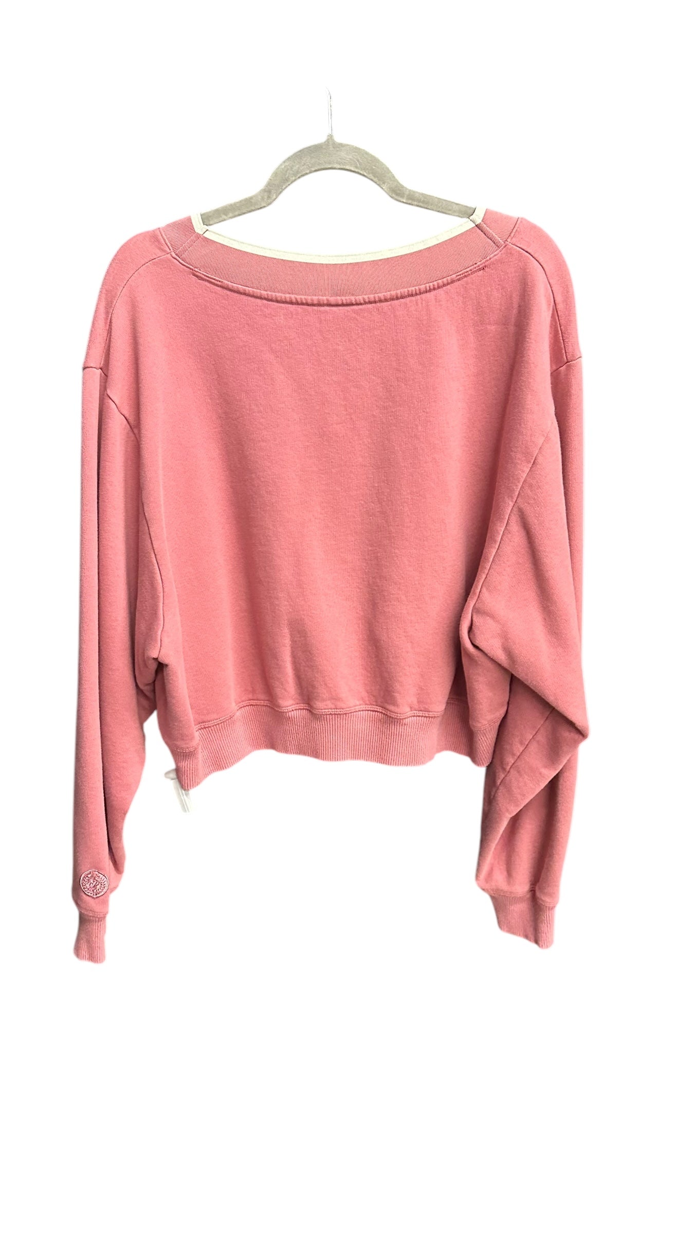 Sweatshirt Crewneck By Pink In Pink, Size: Xl